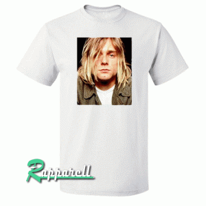 Kurt Cobain Style Photo Tshirt
