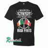 Made in Canada with Irish parts Ireland Canadian flag Tshirt