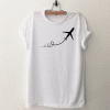 Airplane Taking Off Women's Graphic Tshirt