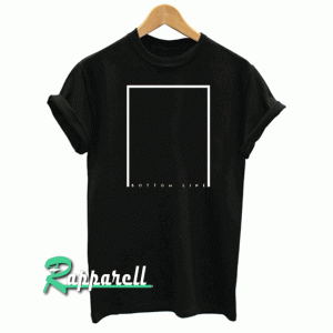 BOTTOM LINE. Minimalistic Tshirt