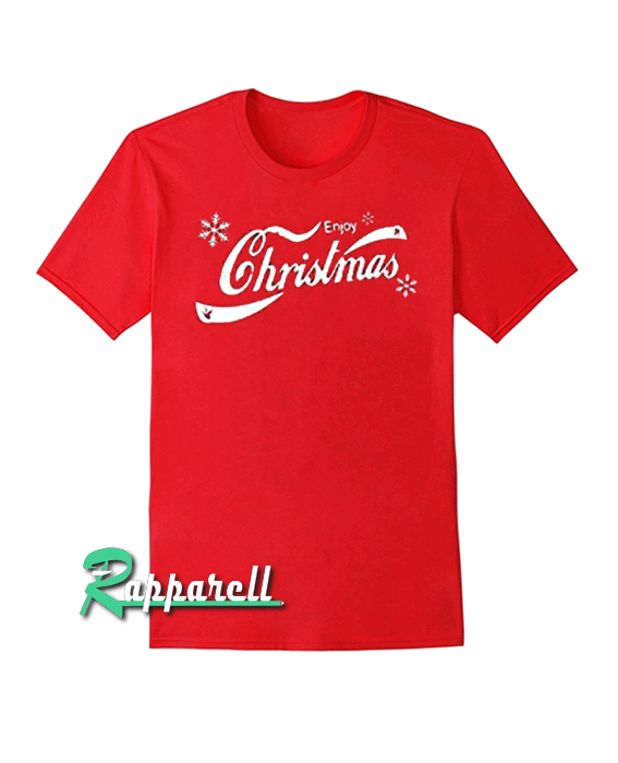 Enjoy Christmas-Coca-Cola Style Unisex Xmas Tshirt