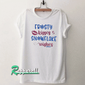 Frosty Kisses Snowflake Wishes Tshirt