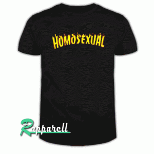 Homosexual Thrasher Flame Fire Tshirt
