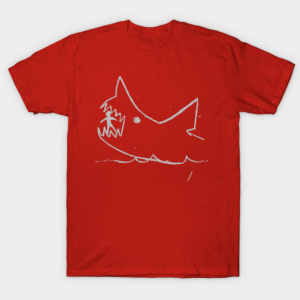 Jaws-Quint's blackboard (light gray ink) Tshirt