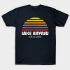 Lake Havasu Retro Vintage Style Distressed Sunset Tshirt