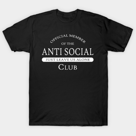 Official member of the Anti Social Club Tshirt