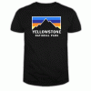 Yellowstone-National Park Retro Mountain Colors Tshirt