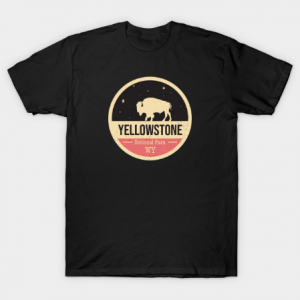 Yellowstone Park Badge Tshirt