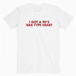90’s R&B Type Heart Tshirt