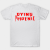 Dying Phoenix Text Logo Tshirt