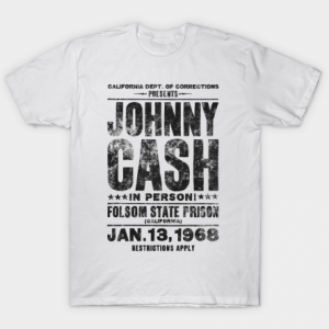 Johnny Cash Concert Tee - Black Tshirt