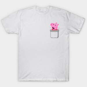 PEPPA! What are you doing in my pocket Tshirt