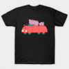 Peppa Pig and Family in the Car Tshirt