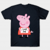 Peppa pig i love you Tshirt