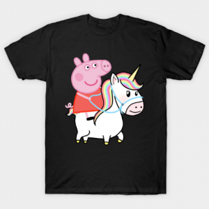 Unicorn and peppa pig Tshirt