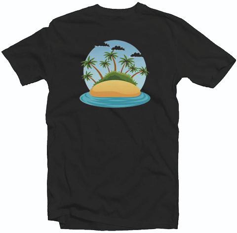Beach Coconut Palm-Summer Tshirt