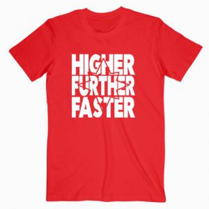 Captain Marvel Higher Further Faster Tshirt