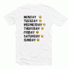 Emoji Days Of The Week Tshirt