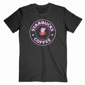 Peppa Pig X Starbucks Parody Tshirt