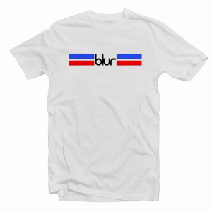 Blur Logo Stripe Tshirt