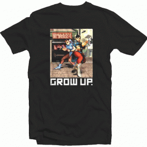 Chun Li Street Fighter Grow Up Tshirt