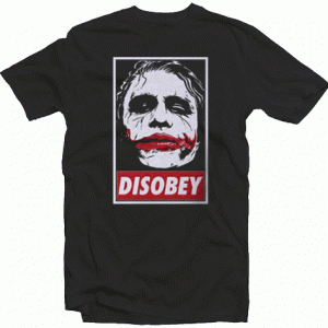 DISOBEY-Joker Face Tshirt