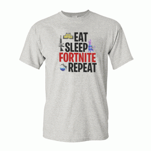 Eat Sleep Fortnite Repeat For Victory Royale Tshirt