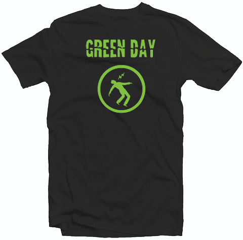 Green Day Warning Album Cover Tshirt