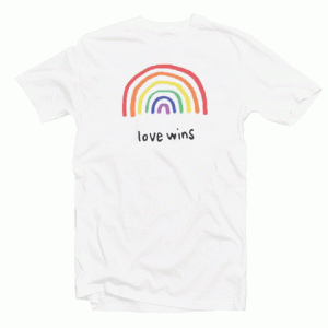 Love Wins Rainbow Tshirt