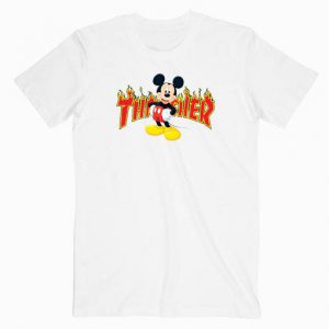 Mickey Mouse X Thrasher Parody Tshirt