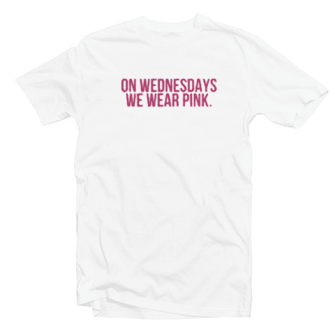 On wednesdays we wear pink Tshirt