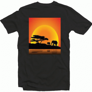 Proud African Savannah Wildlife Tshirt