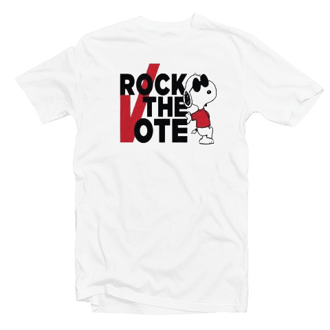 Snoopy The Vote Tshirt