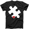 Autism Puzzle Heart Piece Tshirt