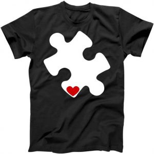 Autism Puzzle Heart Piece Tshirt