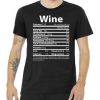 Funny Thanksgiving Wine Daily Value Tshirt