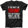 If you don't like Trump Funny Tshirt