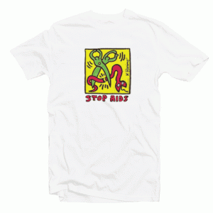 Keith Haring Stop AIDS Tshirt