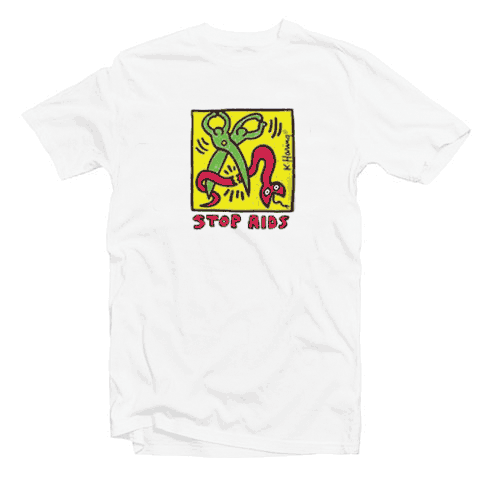 Keith Haring Stop AIDS Tshirt