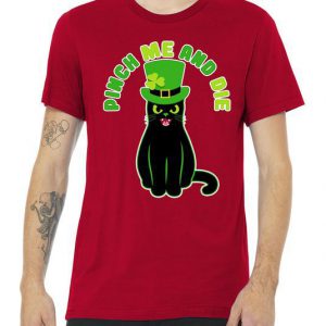 Pinch Me And Die St. Patrick's Day Cat Premium