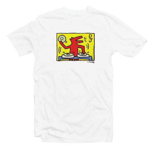 Vintage DJ Dog Keith Haring Tshirt