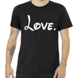 Cute Cursive Love Valentines Day Tshirt