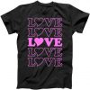 Valentine Love Pattern Tshirt
