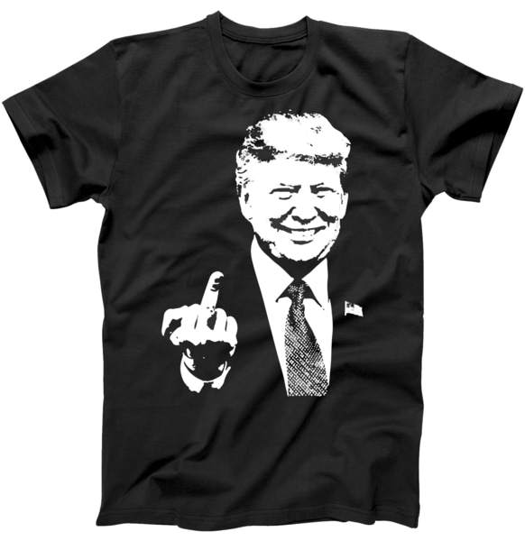 Donald Trump Middle Finger Tshirt