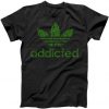 Addicted Weed Logo Tshirt