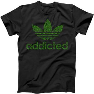 Addicted Weed Logo Tshirt
