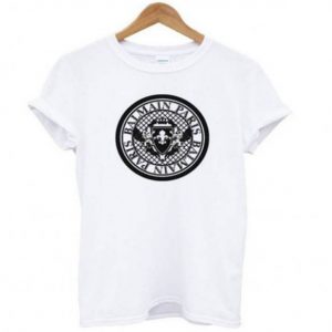 Balmain Paris Logo White Tshirt