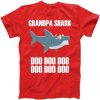 Funny Doo Grandpa Shark Tshirt