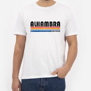 Alhambra-California-White-T-Shirt-For-Women-And-Men-S-3XL