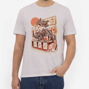 Kaiju-Street-Food-T-Shirt-For-Women-And-Men-S-3XL